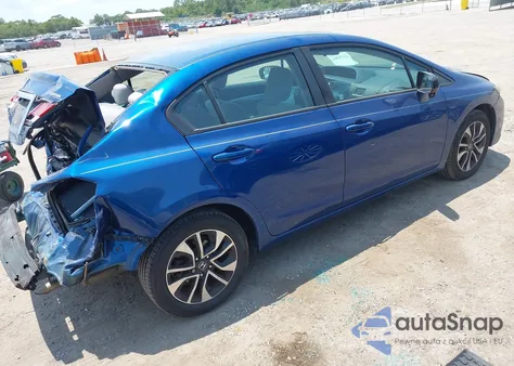 2014 Honda Civic Ex z USA, uszkodzony, nr VIN 19XFB2F8XEE072786